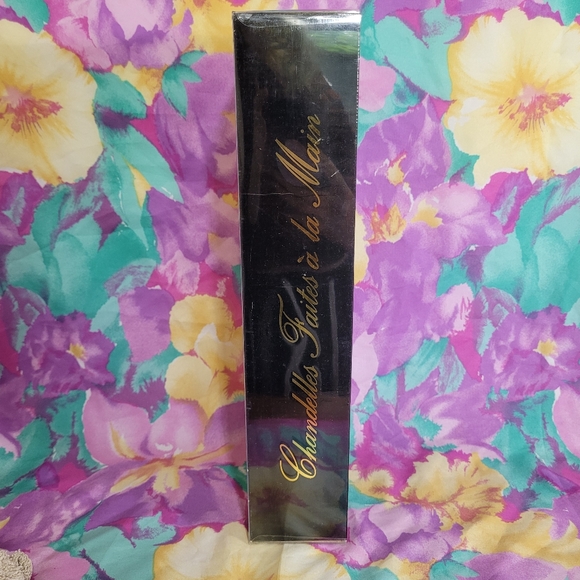 Vintage Montanna Mozart feather taper candlesticks pale salmon pink deadstock - Picture 4 of 8